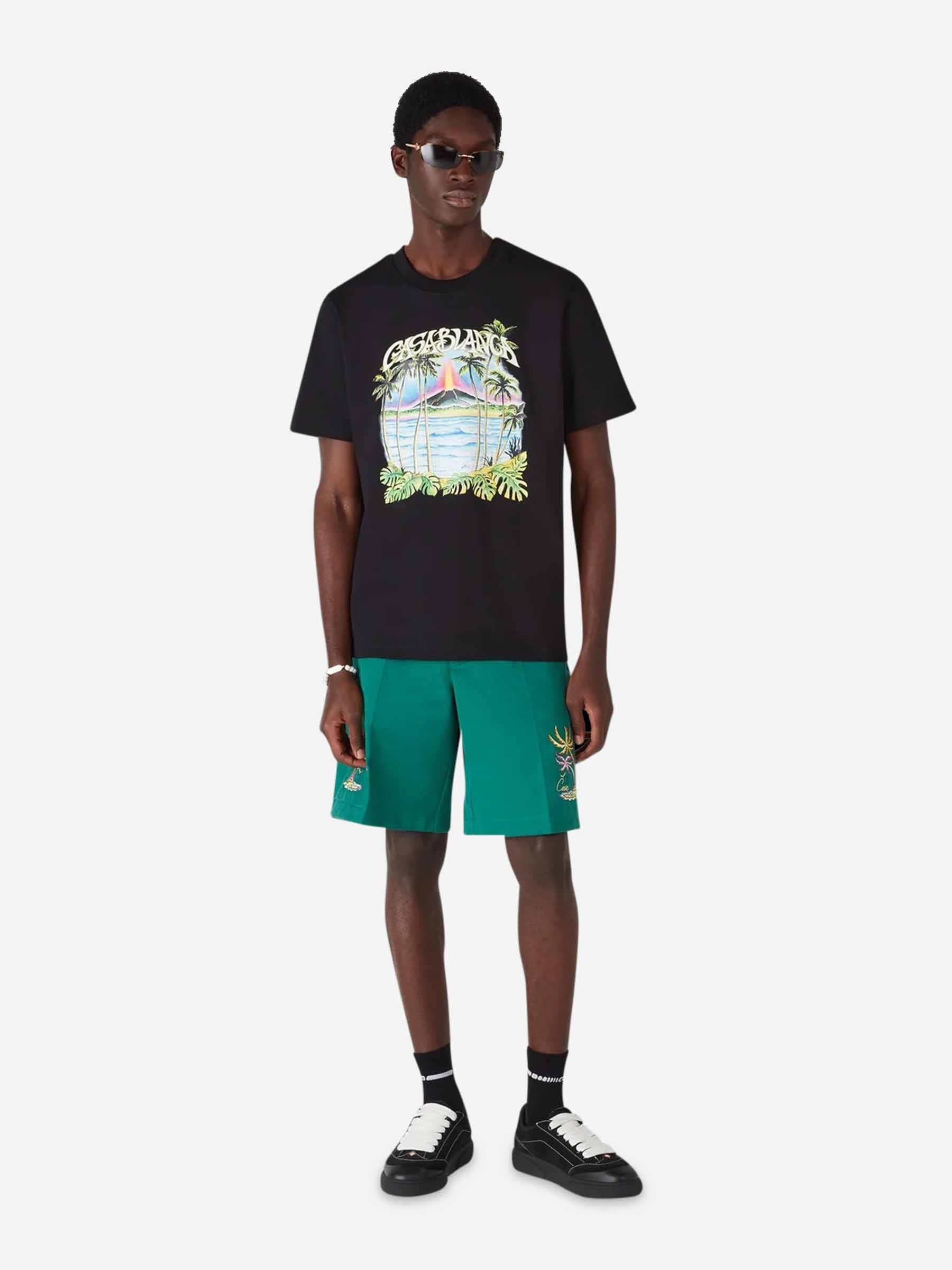 Casablanca Hombre Barcelona Camiseta Tennis Club color Negro sku 553-004650 00 - Foto 2