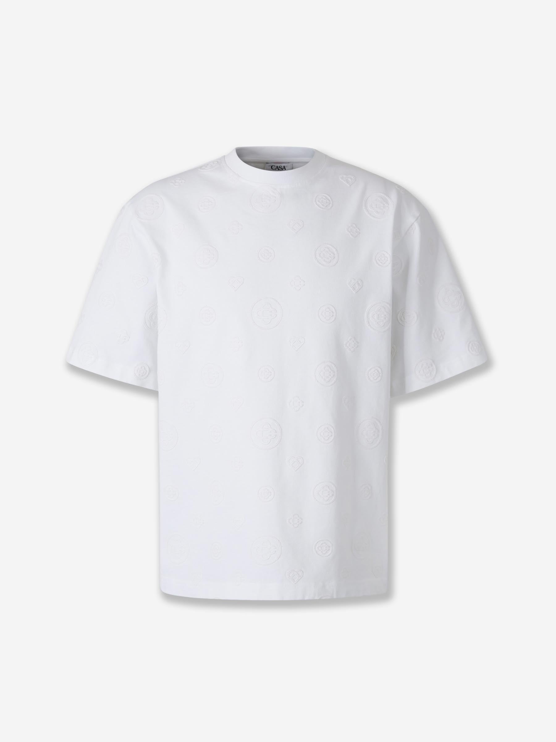 Casablanca Hombre Barcelona Camiseta Cuello Redondo color Blanco sku 553-004651 02 - Foto 1