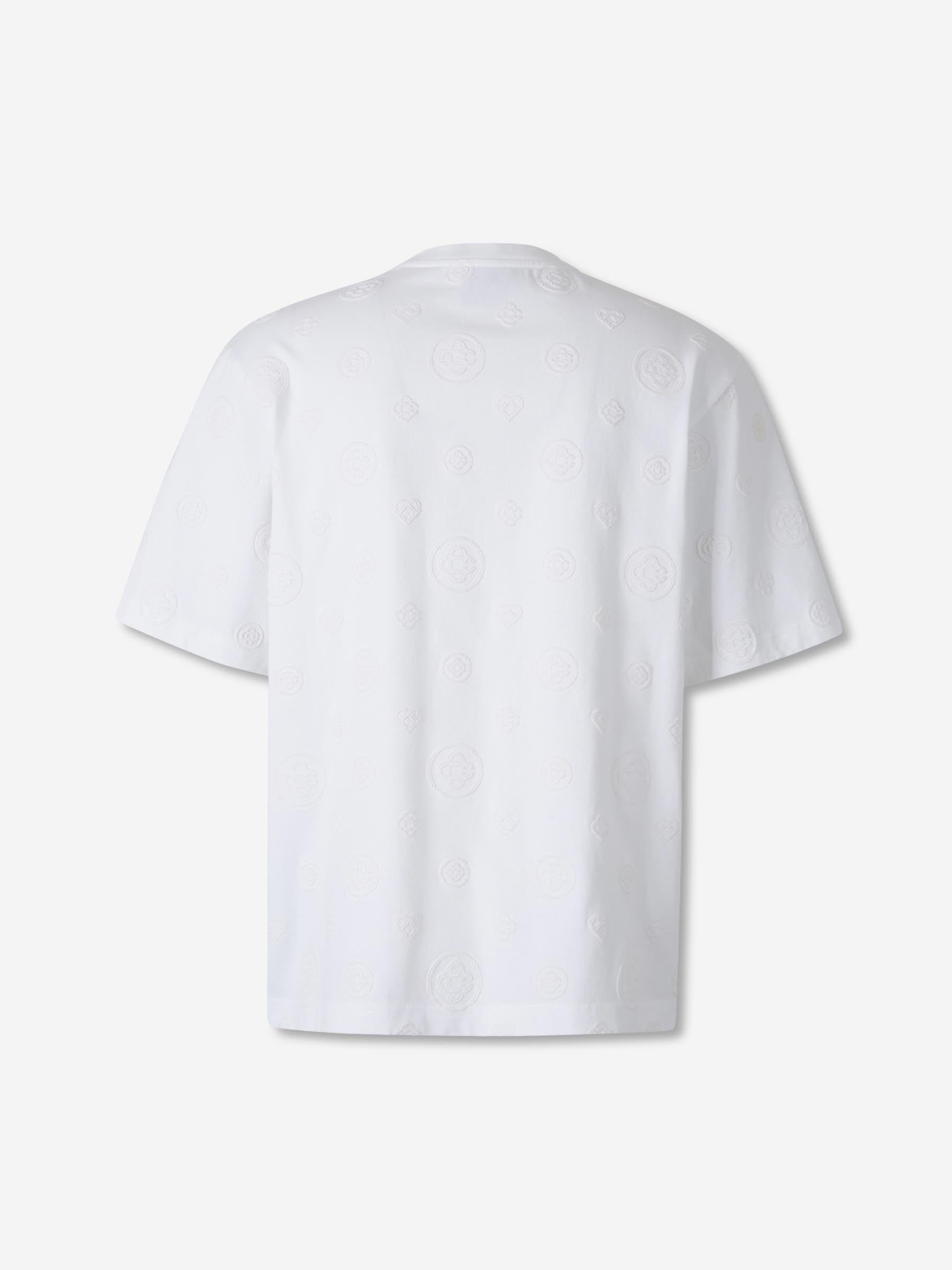 Casablanca Hombre Barcelona Camiseta Cuello Redondo color Blanco sku 553-004651 02 - Foto 2