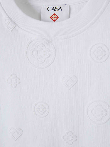 Casablanca Hombre Barcelona Camiseta Cuello Redondo color Blanco sku 553-004651 02 - Foto 3