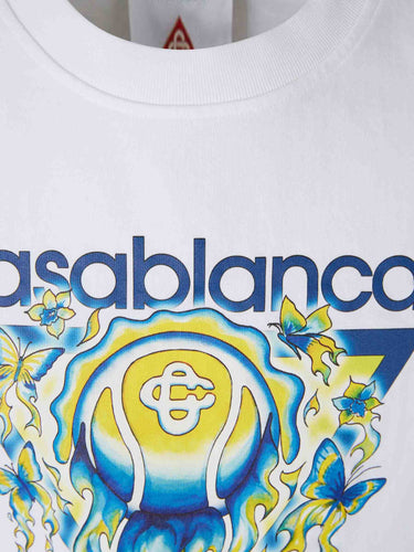 Casablanca Hombre Barcelona Camiseta Cuello Redondo color Blanco sku 553-004653 01 - Foto 3