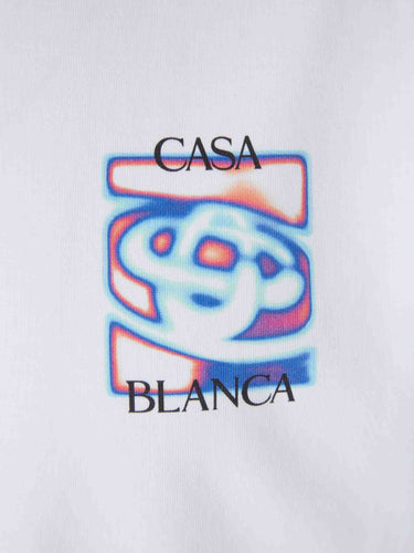 Casablanca Hombre Barcelona Camiseta Cuello Redondo color Blanco sku 553-004654 02 - Foto 4
