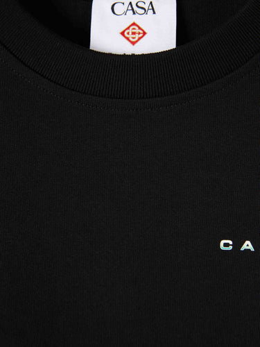 Casablanca Hombre Barcelona Camiseta Cuello Redondo color Negro sku 553-004658 01 - Foto 3