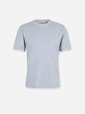 Brunello Cucinelli Hombre Barcelona Camiseta Cuello Redondo color Azul sku 553-004661 01 - Foto 1