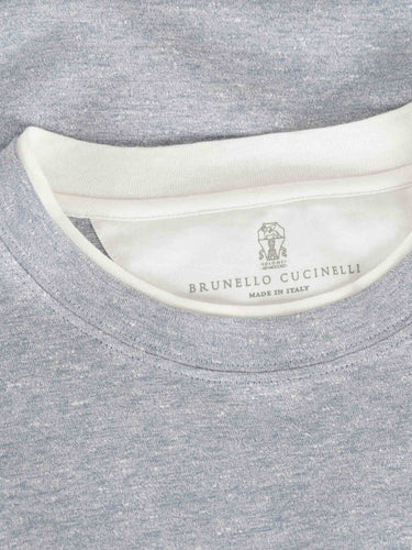 Brunello Cucinelli Hombre Barcelona Camiseta Cuello Redondo color Azul sku 553-004661 01 - Foto 3