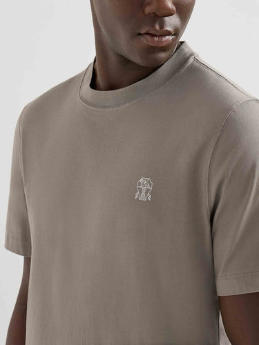 Brunello Cucinelli Hombre Barcelona Camiseta Manga Corta color Marfil sku 553-004662 02 - Foto 4