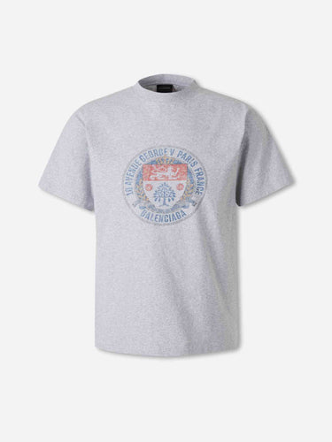 Balenciaga Hombre Barcelona Camiseta Cuello Redondo color Gris sku 553-004669 01 - Foto 1