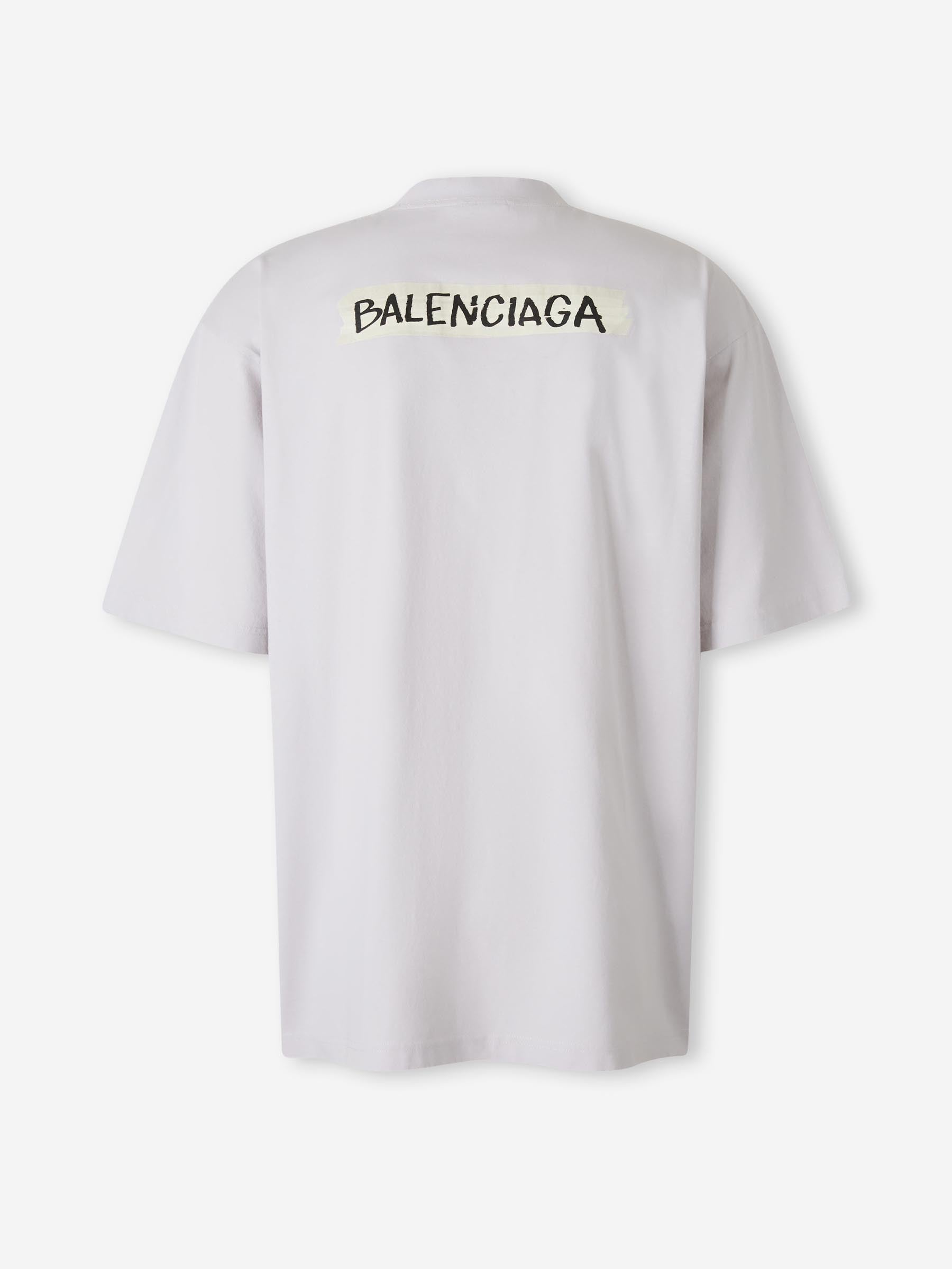 Balenciaga Hombre Barcelona Camiseta Cuello Redondo color Marfil sku 553-004670 01 - Foto 2