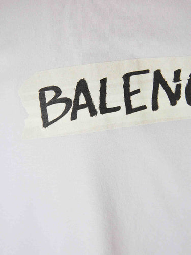 Balenciaga Hombre Barcelona Camiseta Cuello Redondo color Marfil sku 553-004670 01 - Foto 5