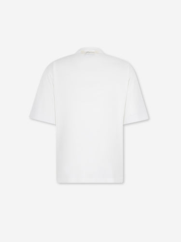 Jacquemus Hombre Barcelona Camiseta Rond Carré color Blanco sku 553-004674 00 - Foto 2