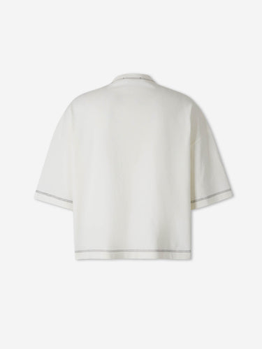 Jacquemus Hombre Barcelona Camiseta cuello redondo color Blanco sku 553-004677 00 - Foto 2