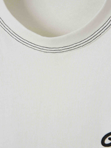 Jacquemus Hombre Barcelona Camiseta cuello redondo color Blanco sku 553-004677 00 - Foto 3
