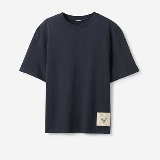 Jacquemus Hombre Barcelona Camiseta Cuello Redondo color Azul Noche sku 553-004680 00 - Foto 1