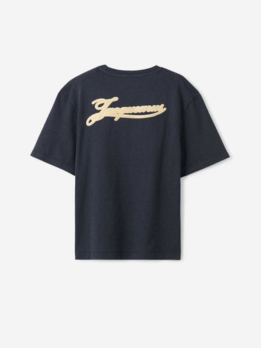 Jacquemus Hombre Barcelona Camiseta Cuello Redondo color Azul Noche sku 553-004680 00 - Foto 3