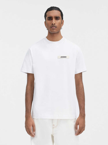 Jacquemus Hombre Barcelona Camiseta Gros Grain color Blanco sku 553-004682 00 - Foto 2