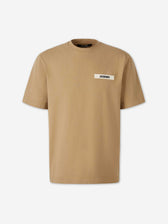 Jacquemus Hombre Barcelona Camiseta Cuello Redondo color Beige sku 553-004682 02 - Foto 1