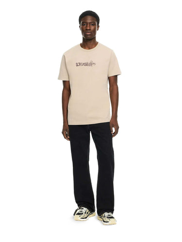 Off-White Hombre Barcelona Camiseta Cuello Redondo color Camel sku 553-004685 01 - Foto 2