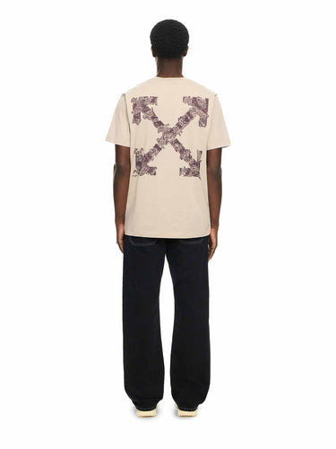 Off-White Hombre Barcelona Camiseta Cuello Redondo color Camel sku 553-004685 01 - Foto 3