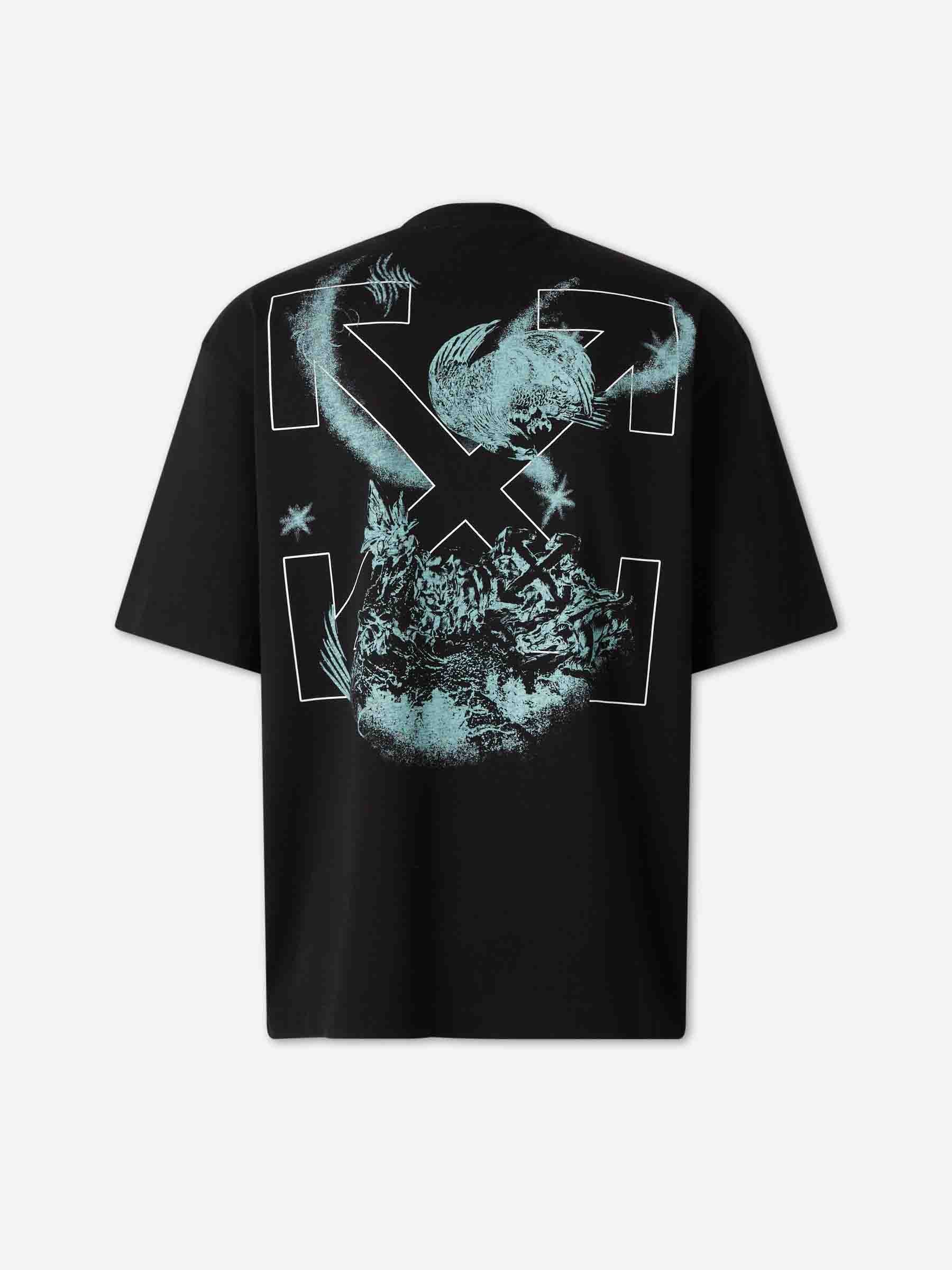 Off-White Hombre Barcelona Camiseta Cuello Redondo color Negro sku 553-004687 01 - Foto 2