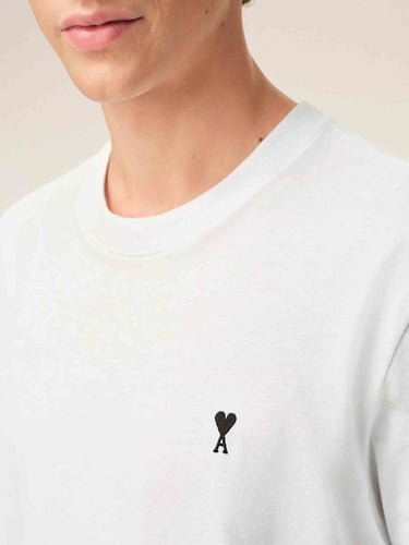 Ami Paris Hombre Barcelona Camiseta Logo Contraste color Blanco sku 553-004690 01 - Foto 4