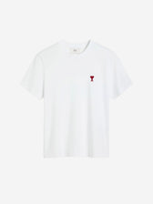Ami Paris Hombre Barcelona Camiseta Logo Algodón color Blanco sku 553-004691 01 - Foto 1