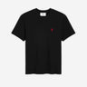 Ami Paris Hombre Barcelona Camiseta Logo Algodón color Negro sku 553-004691 02 - Foto 1