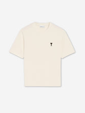 Ami Paris Hombre Barcelona Camiseta Logo Contraste color Crema sku 553-004692 01 - Foto 1