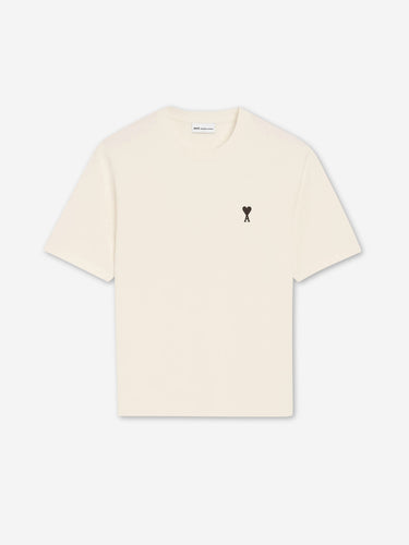 Ami Paris Hombre Barcelona Camiseta Logo Contraste color Crema sku 553-004692 01 - Foto 1