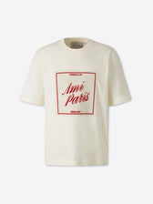 Ami Paris Hombre Barcelona Camiseta de algodón color Blanco sku 553-004693 01 - Foto 1