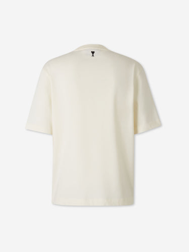 Ami Paris Hombre Barcelona Camiseta de algodón color Blanco sku 553-004693 01 - Foto 2