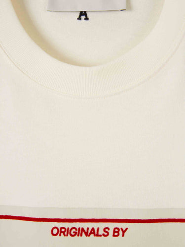 Ami Paris Hombre Barcelona Camiseta de algodón color Blanco sku 553-004693 01 - Foto 3