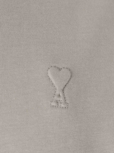 Ami Paris Hombre Barcelona Camiseta Cuello Redondo color Beige sku 553-004694 02 - Foto 3