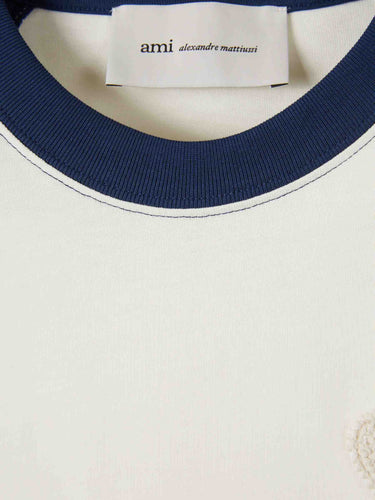 Ami Paris Hombre Barcelona Camiseta Cuello Redondo color Multicolor sku 553-004695 01 - Foto 3