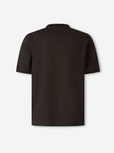 Canali Hombre Barcelona Camiseta Cuello Redondo color Marrón Oscuro sku 553-004697 02 - Foto 2