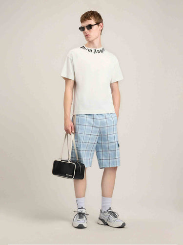 Palm Angels Hombre Barcelona Camiseta Cuello Estampado color Blanco sku 553-004699 01 - Foto 2