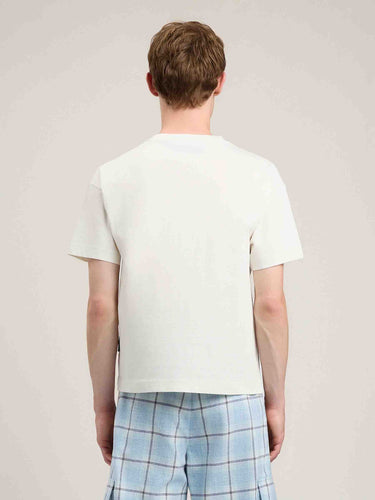 Palm Angels Hombre Barcelona Camiseta Cuello Estampado color Blanco sku 553-004699 01 - Foto 3