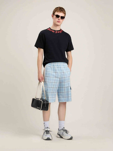 Palm Angels Hombre Barcelona Camiseta Cuello Estampado color Negro sku 553-004699 03 - Foto 2
