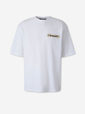 Jacquemus Le Plage Hombre Barcelona Camiseta Logo Parche color Blanco sku 553-004705 01 - Foto 1
