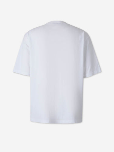 Jacquemus Le Plage Hombre Barcelona Camiseta Logo Parche color Blanco sku 553-004705 01 - Foto 2