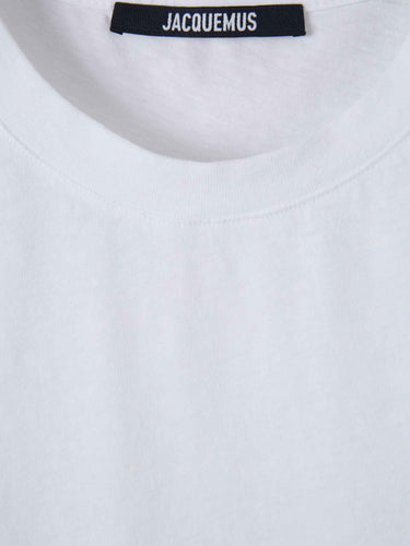 Jacquemus Le Plage Hombre Barcelona Camiseta Logo Parche color Blanco sku 553-004705 01 - Foto 3