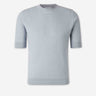 Lardini Hombre Barcelona Camiseta Punto Lino color Azul Celeste sku 553-004714 03 - Foto 1