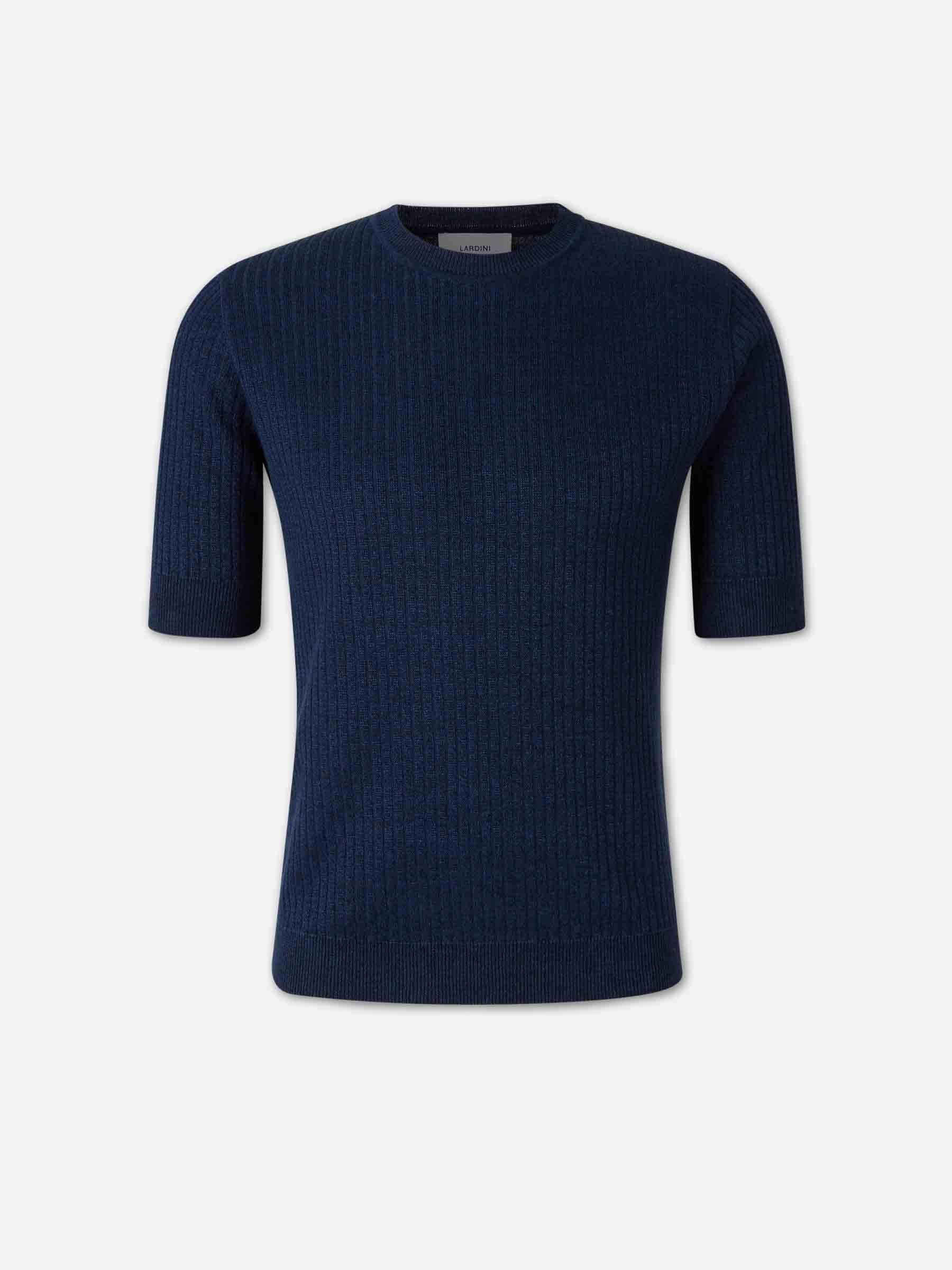 Lardini Hombre Barcelona Camiseta Punto Lino color Azul Marino sku 553-004714 04 - Foto 1