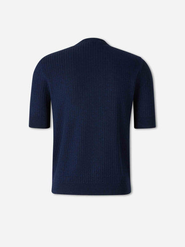 Lardini Hombre Barcelona Camiseta Punto Lino color Azul Marino sku 553-004714 04 - Foto 2