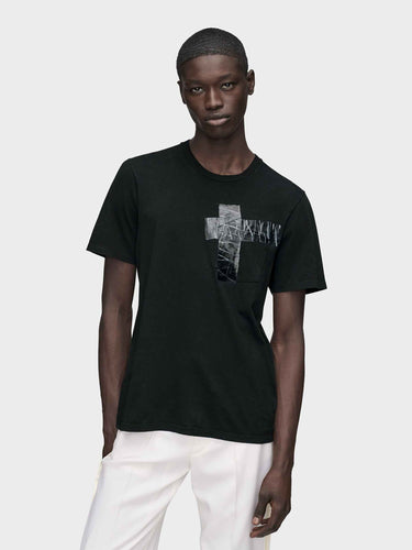 Maison Margiela Hombre Barcelona Camiseta Cuello Redondo color Negro sku 553-004716 01 - Foto 2