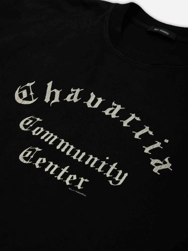 Willy Chavarria Hombre Barcelona Camiseta Community Center color Negro sku 553-004719 02 - Foto 4