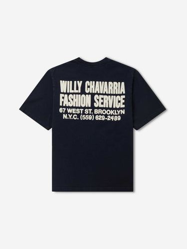 Willy Chavarria Hombre Barcelona Camiseta Manga Corta color Azul Marino sku 553-004720 01 - Foto 2