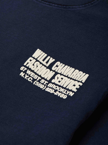 Willy Chavarria Hombre Barcelona Camiseta Manga Corta color Azul Marino sku 553-004720 01 - Foto 3
