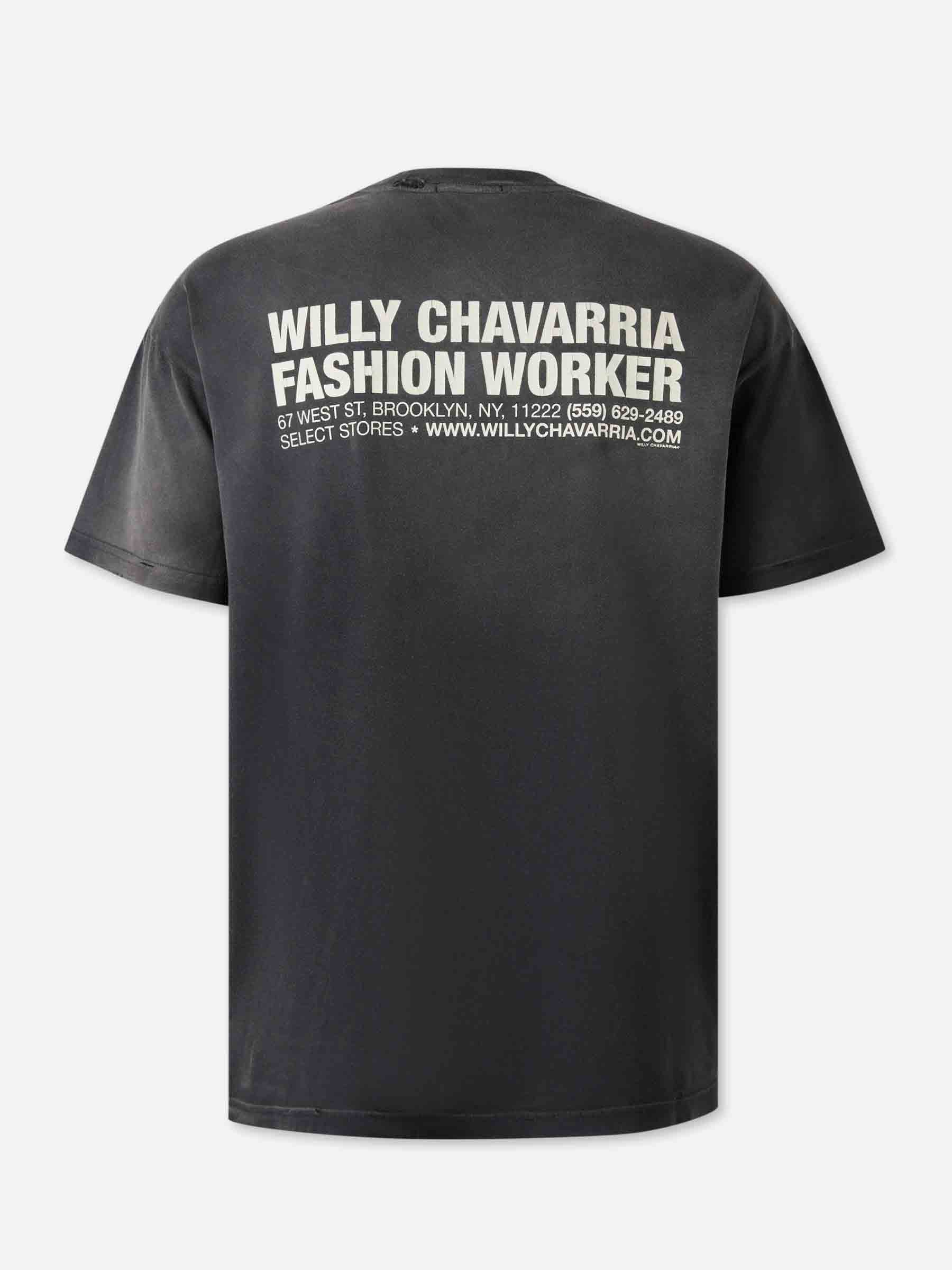 Willy Chavarria Hombre Barcelona Camiseta Fashion Worker color Multicolor sku 553-004723 01 - Foto 2