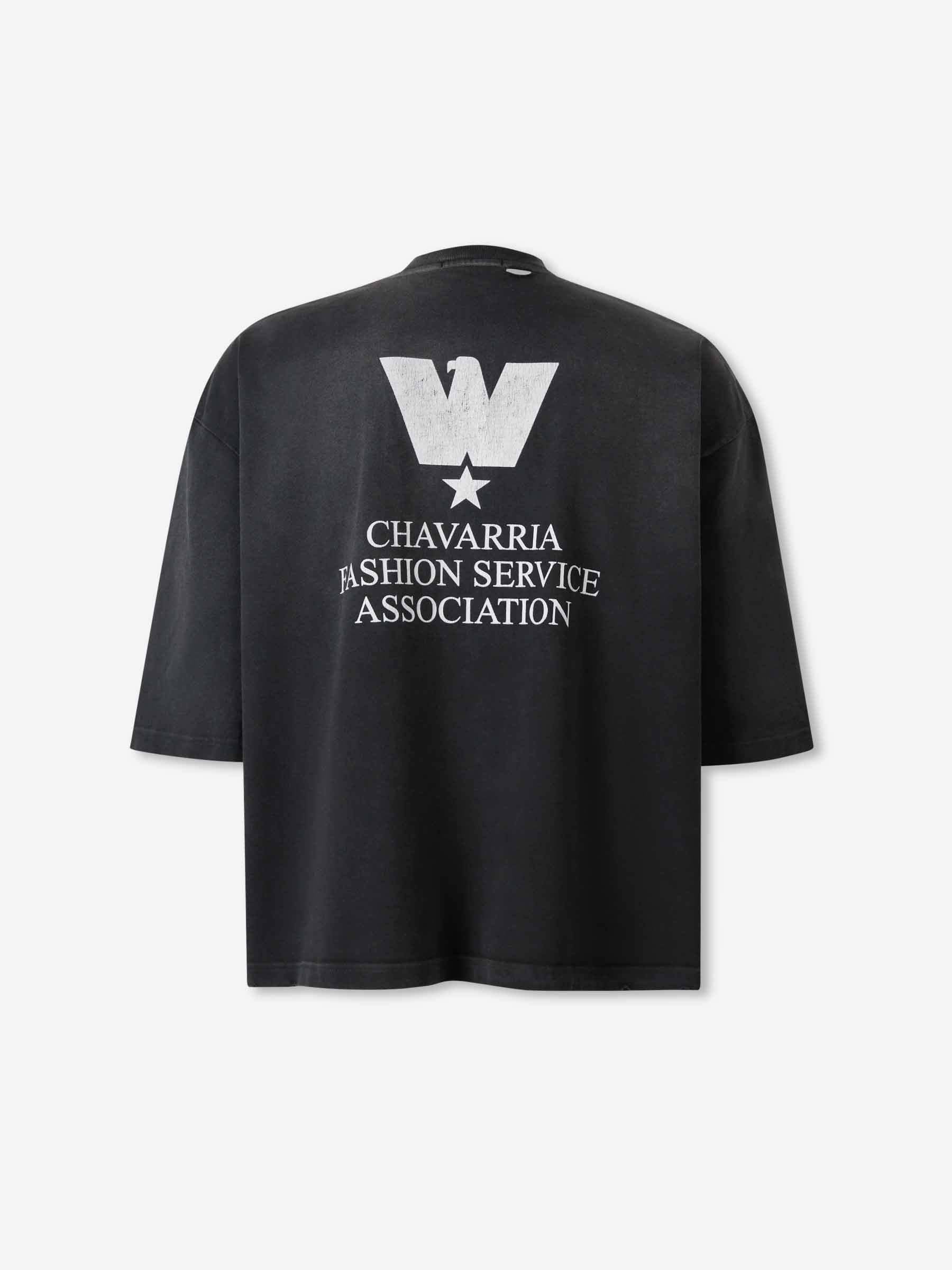 Willy Chavarria Hombre Barcelona Camiseta Búfalo color Negro sku 553-004724 01 - Foto 2