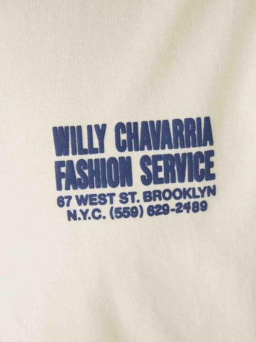 Willy Chavarria Hombre Barcelona Camiseta Fashion Serivices color Blanco sku 553-004725 01 - Foto 4